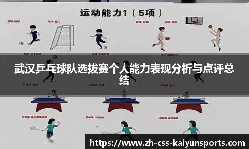 武汉乒乓球队选拔赛个人能力表现分析与点评总结